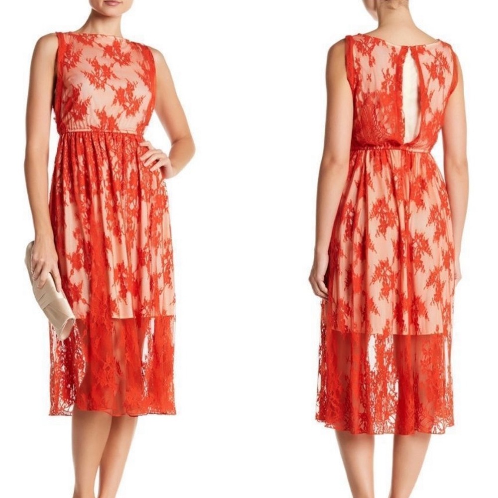 Anthropologie Eva Franco Sage Lace Dress